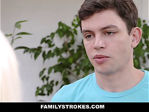 FamilyStrokes - steamy Step-Mom ravaged After workout