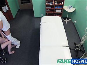 FakeHospital lovely sandy-haired rails medic for cash